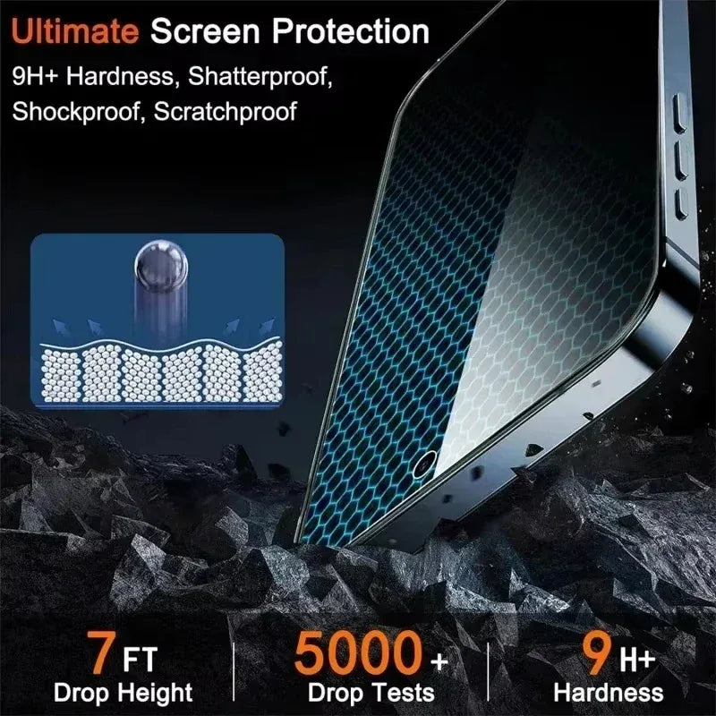 Privacy Glass Screen Protector for iPhone – Anti‑Spy - SteadyBuy