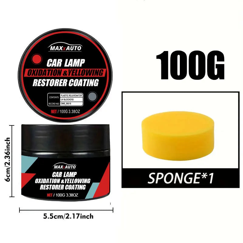 Car Headlight Restoration & Scratch Removal Kit