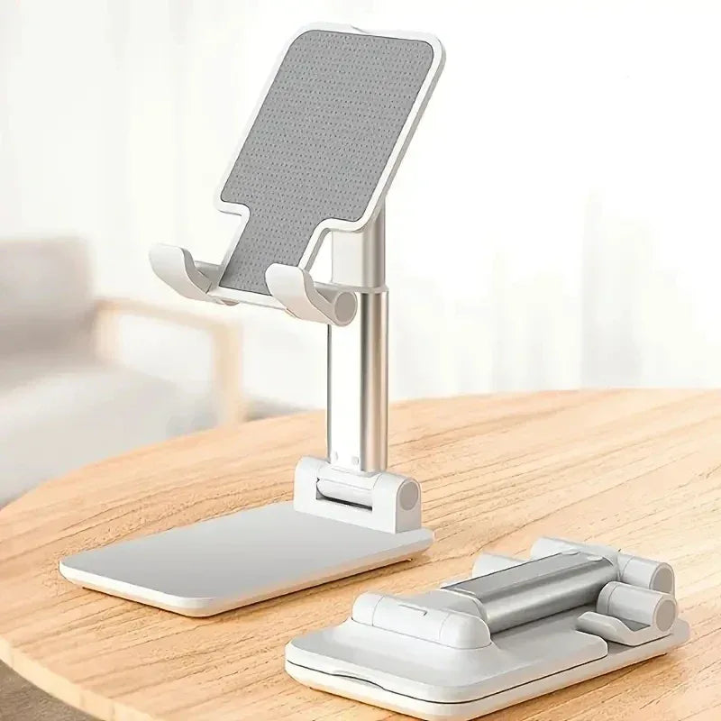 Adjustable Desk Phone & Tablet Stand – Black - SteadyBuy
