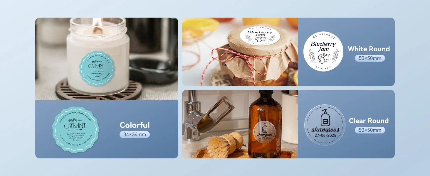 Niimbot B1 Bluetooth Thermal Label Printer (2") - SteadyBuy