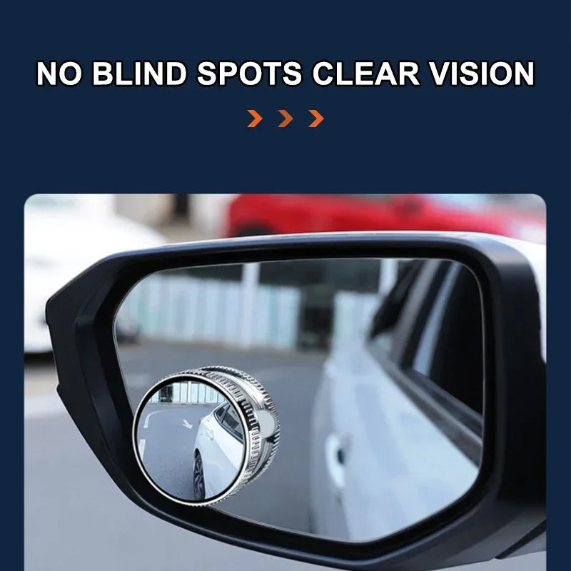 360° Blind Spot Mirrors with Suction – 2-Pack - SteadyBuy