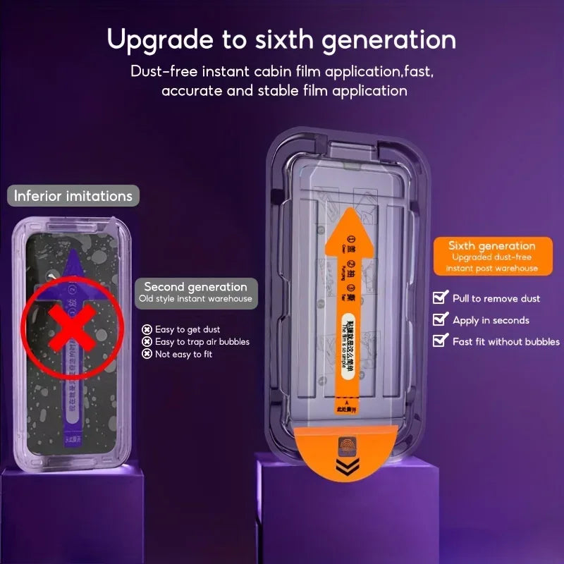 HD Tempered Glass Screen Protector for iPhone - SteadyBuy