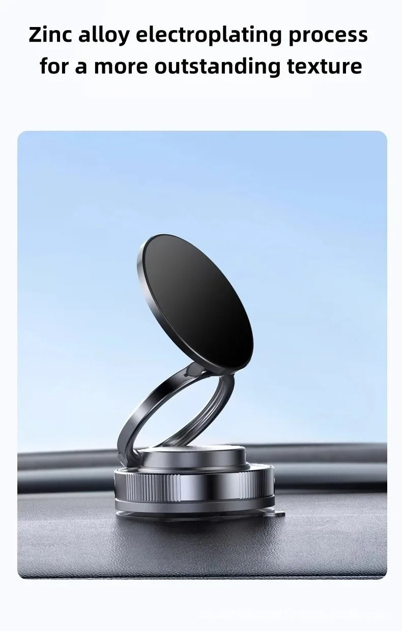 Magnetic Car Phone Mount with 360° Foldable Arm - SteadyBuy