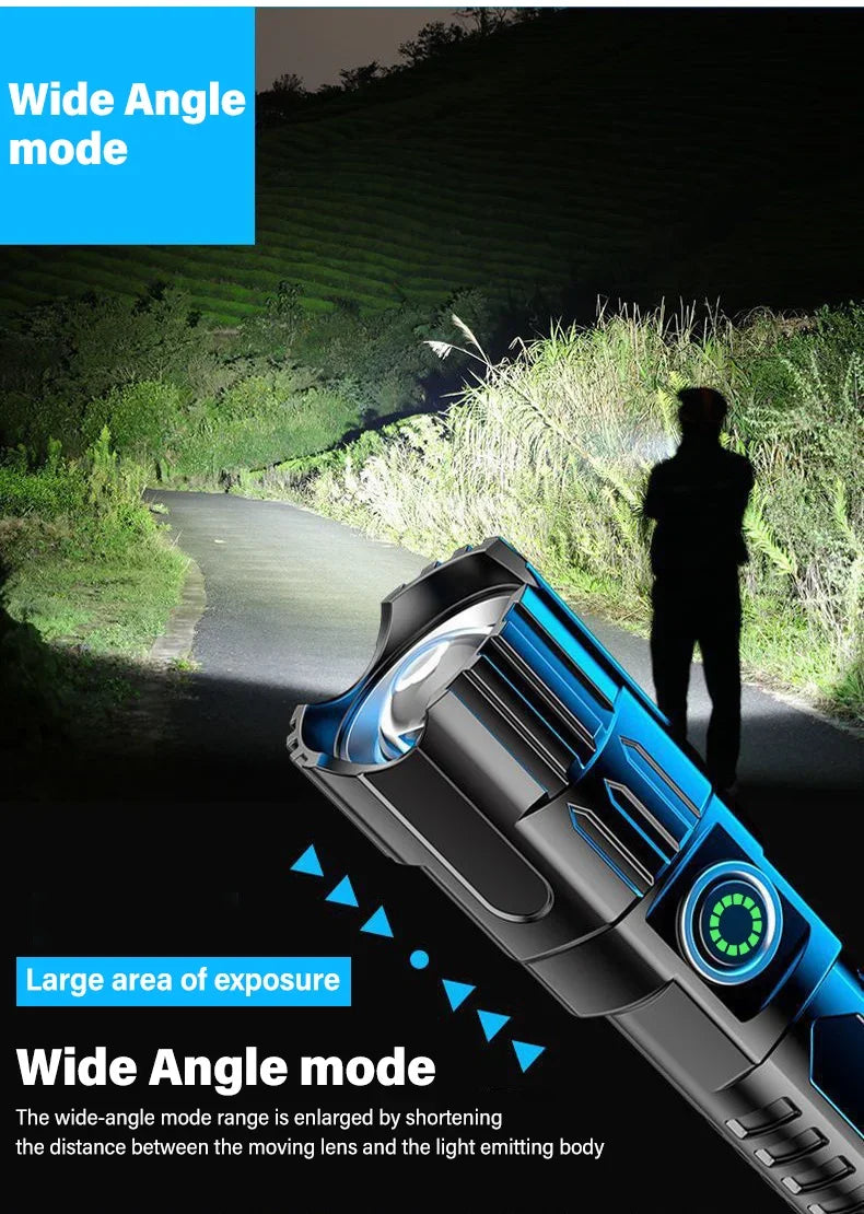 Car Emergency LED Torch - Rechargeable Flashlight for Your Vehicle