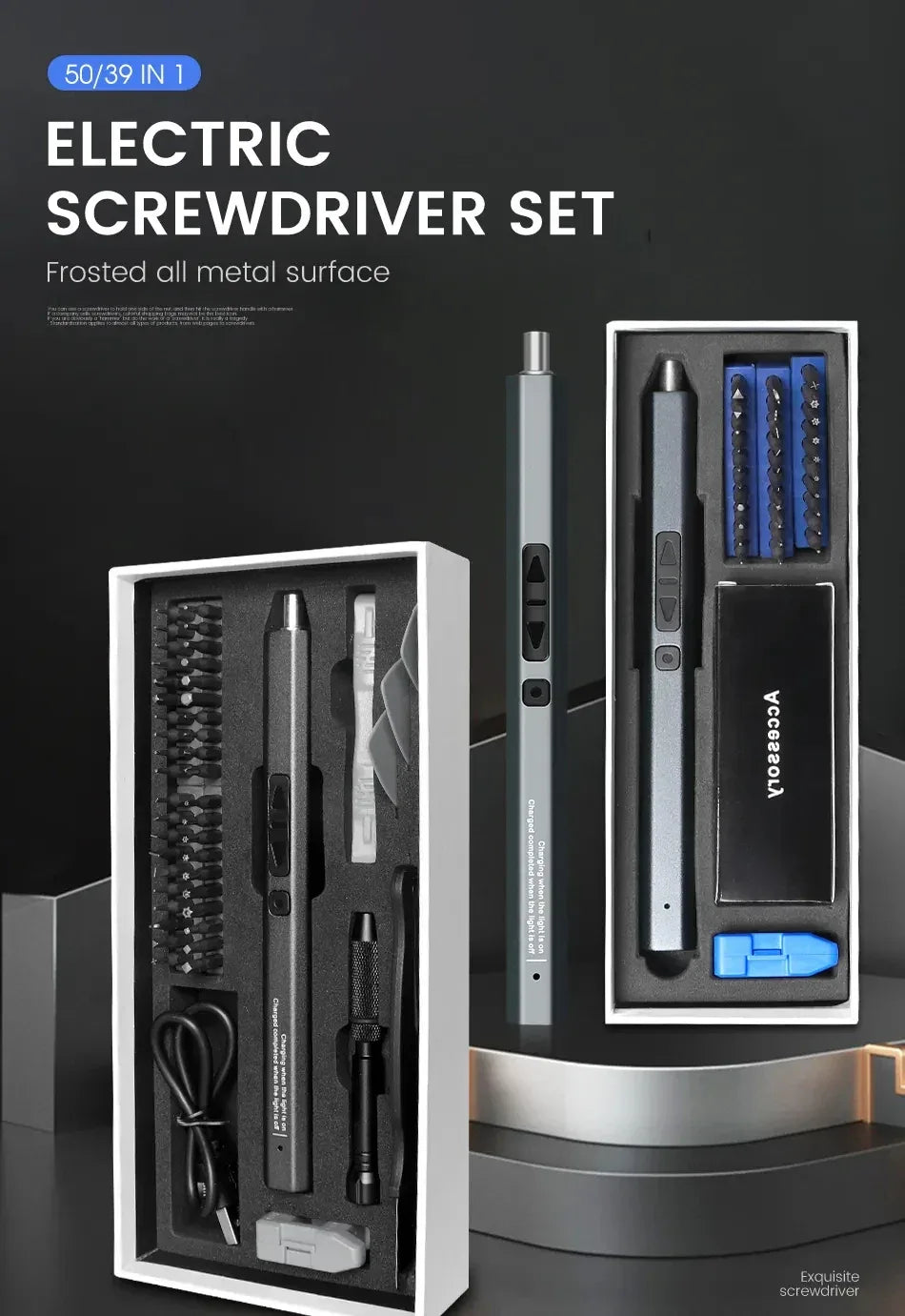 Cordless Precision Electric Screwdriver Set - SteadyBuy