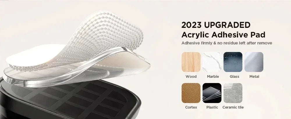 Magnetic Cable Clip Desk Cable Organiser – Black - SteadyBuy