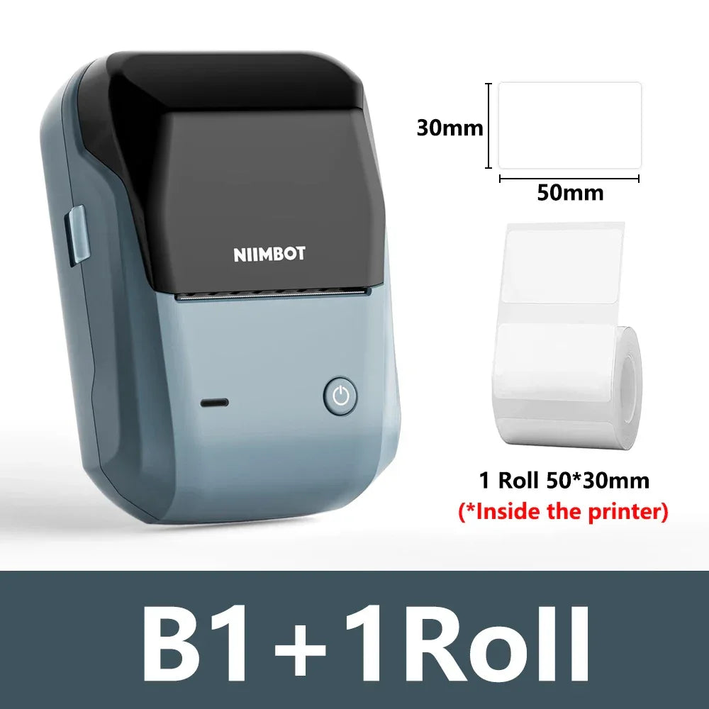 Niimbot B1 Bluetooth Thermal Label Printer (2") - SteadyBuy
