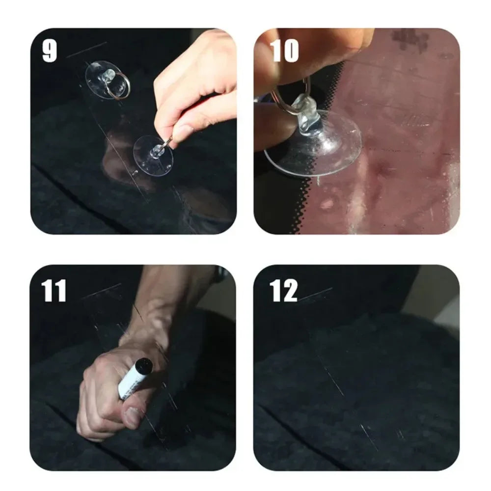 Windshield Glass Crack Repair Kit – No UV Needed - SteadyBuy