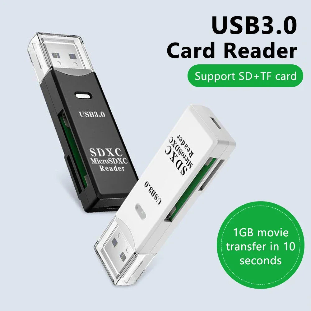 USB 3.0 SD & Micro SD Card Reader Adapter - SteadyBuy