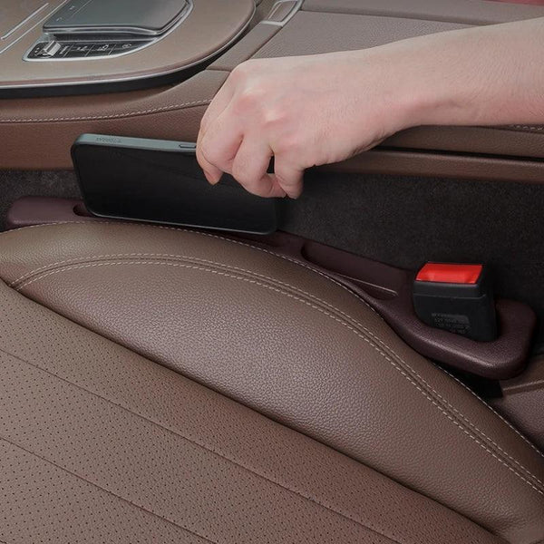 PU Car Seat Gap Filler Organiser (2-Pack) - SteadyBuy