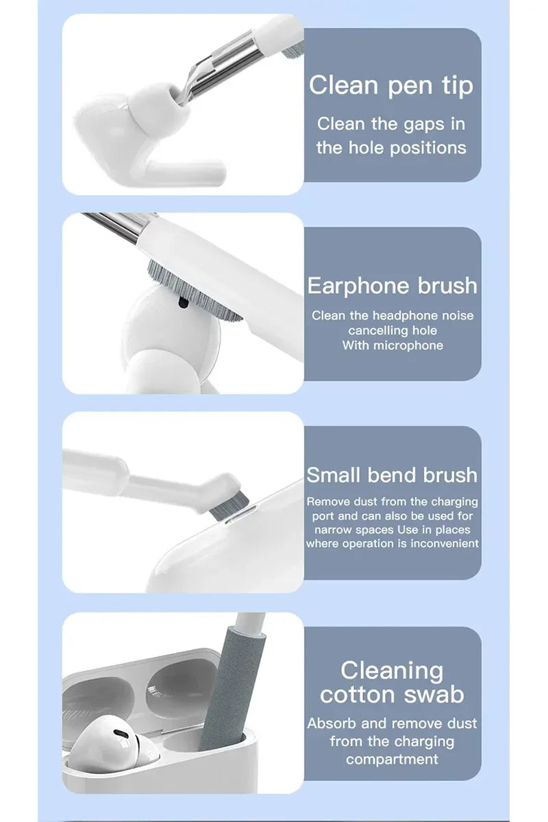 Multi-Device Detail Cleaning Kit for Laptops & Earbuds - SteadyBuy