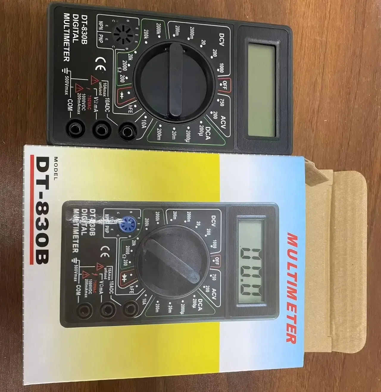 DT-830B Digital Multimeter – Handheld Voltage & Current Tester