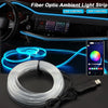 RGB Car Interior Ambient LED Light Strip (USB, App Control) - SteadyBuy