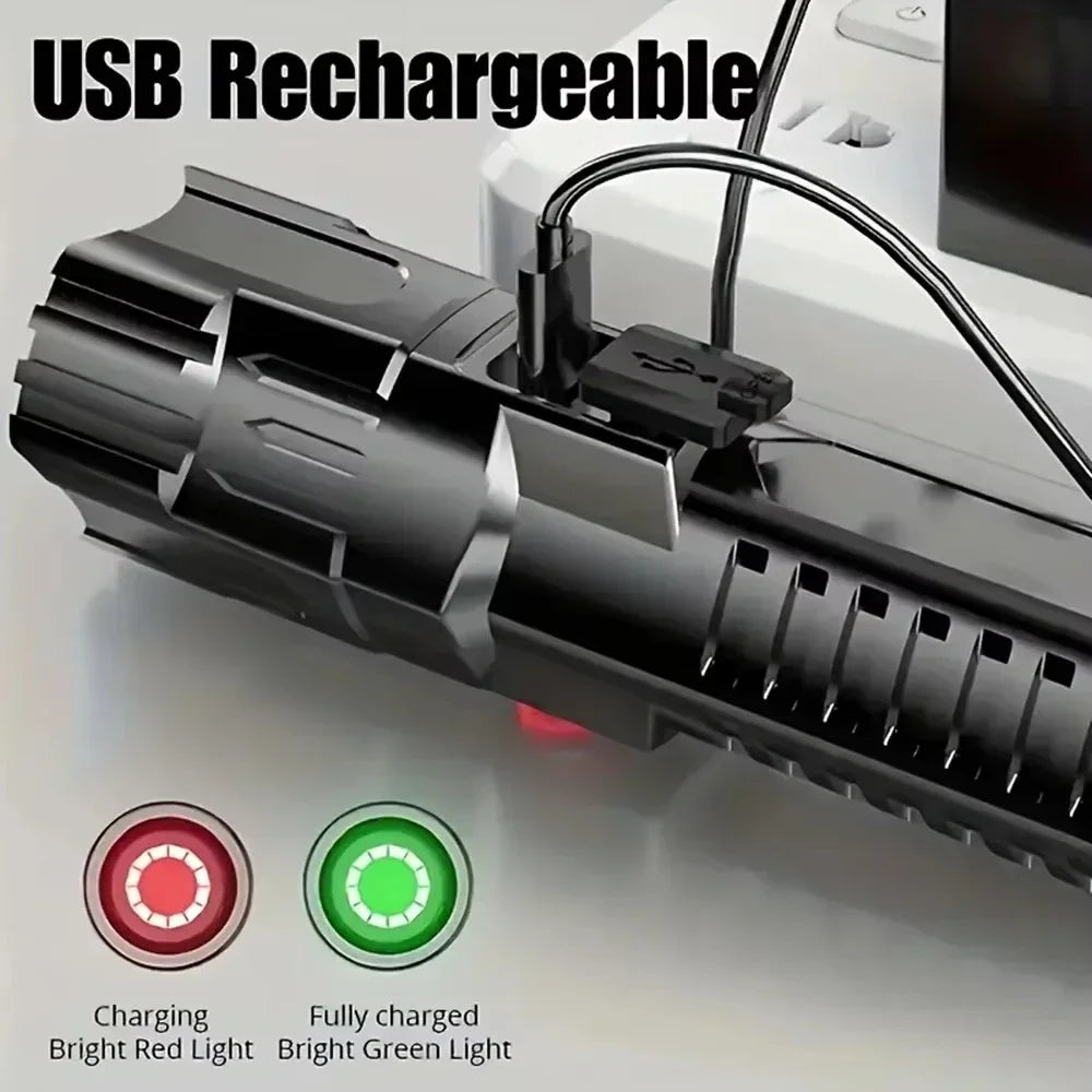 Car Emergency LED Torch - Rechargeable Flashlight for Your Vehicle