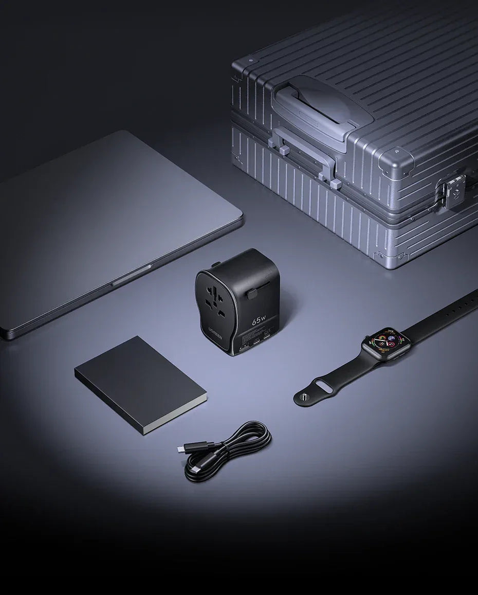 UGREEN 65W GaN Universal Travel Adapter & Charger - SteadyBuy