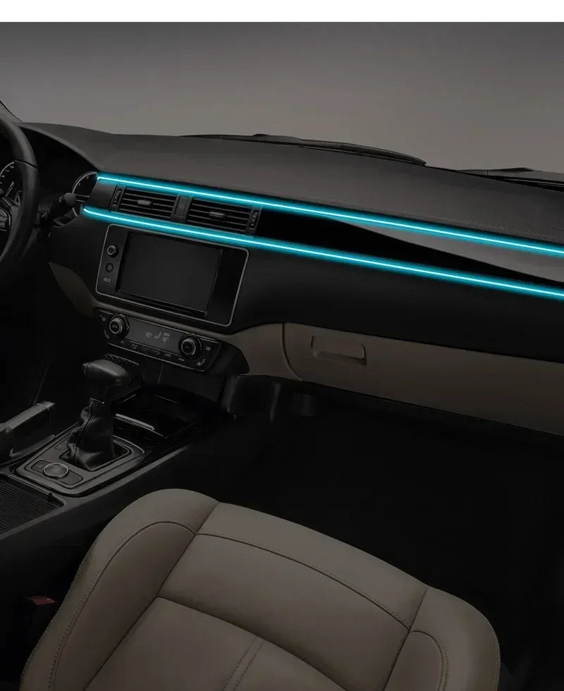 RGB Car Interior Ambient LED Light Strip (USB, App Control) - SteadyBuy
