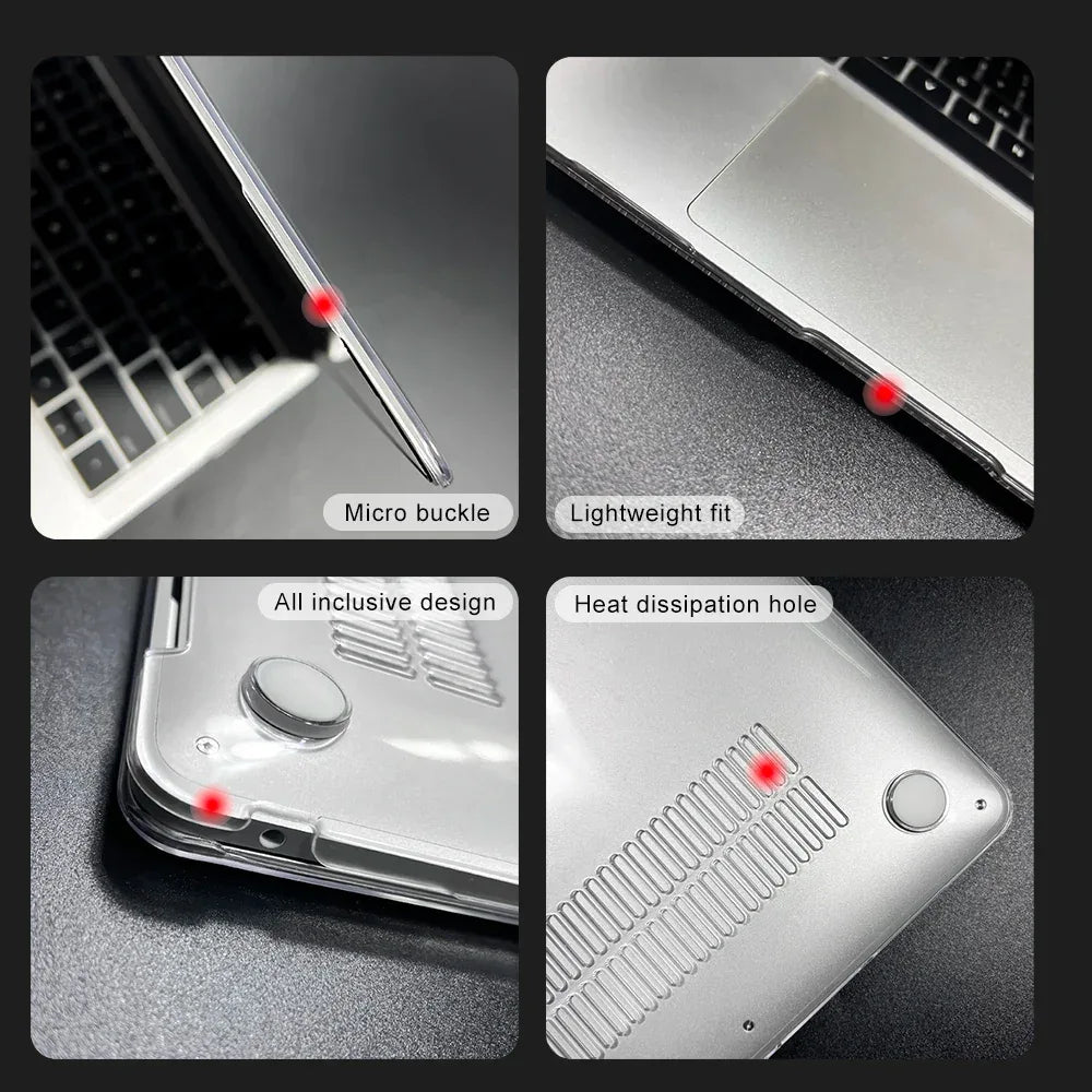 Matte Hard Case for MacBook Air & Pro 13–16" - SteadyBuy