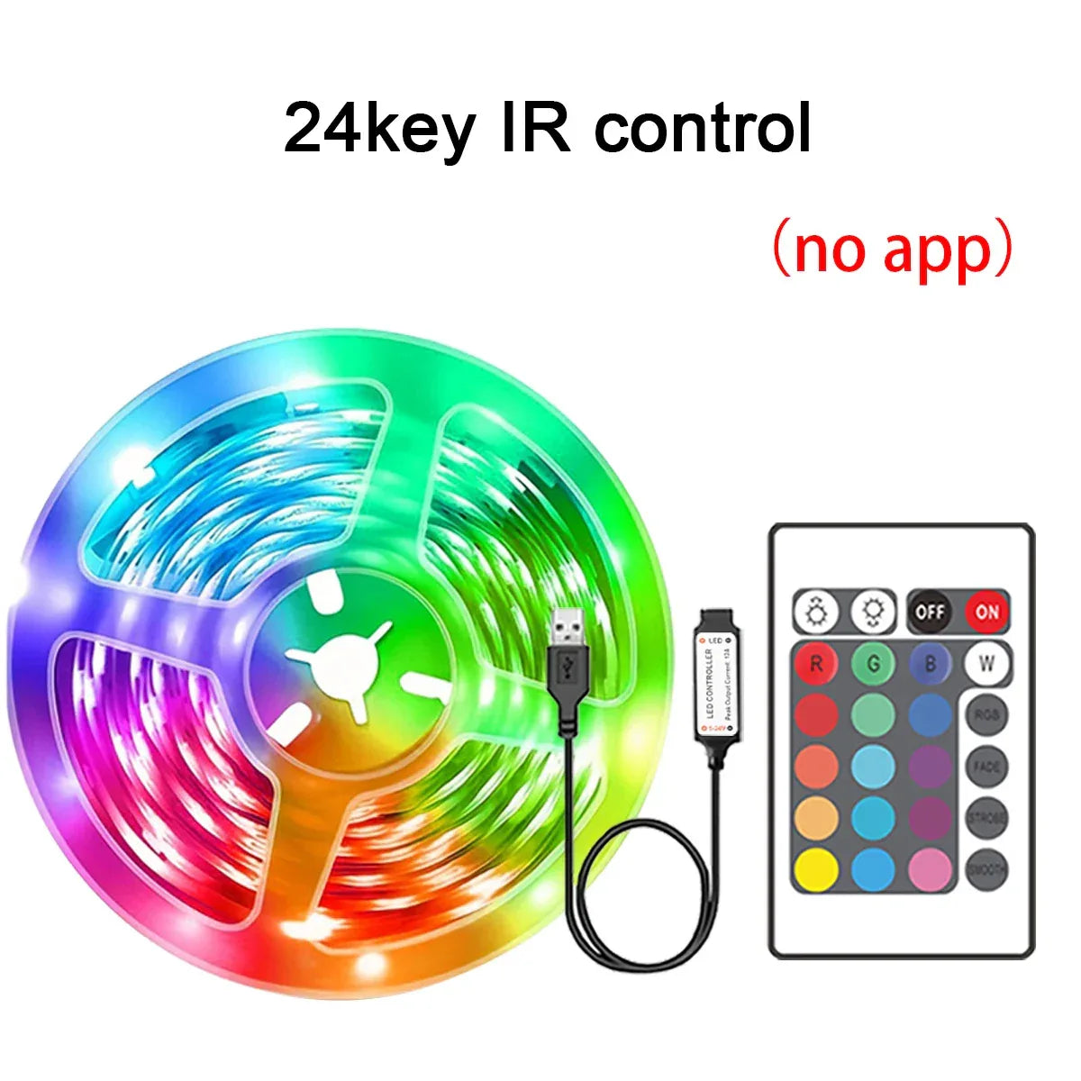 RGB LED Strip Lights with App Control (15m Kit) - SteadyBuy