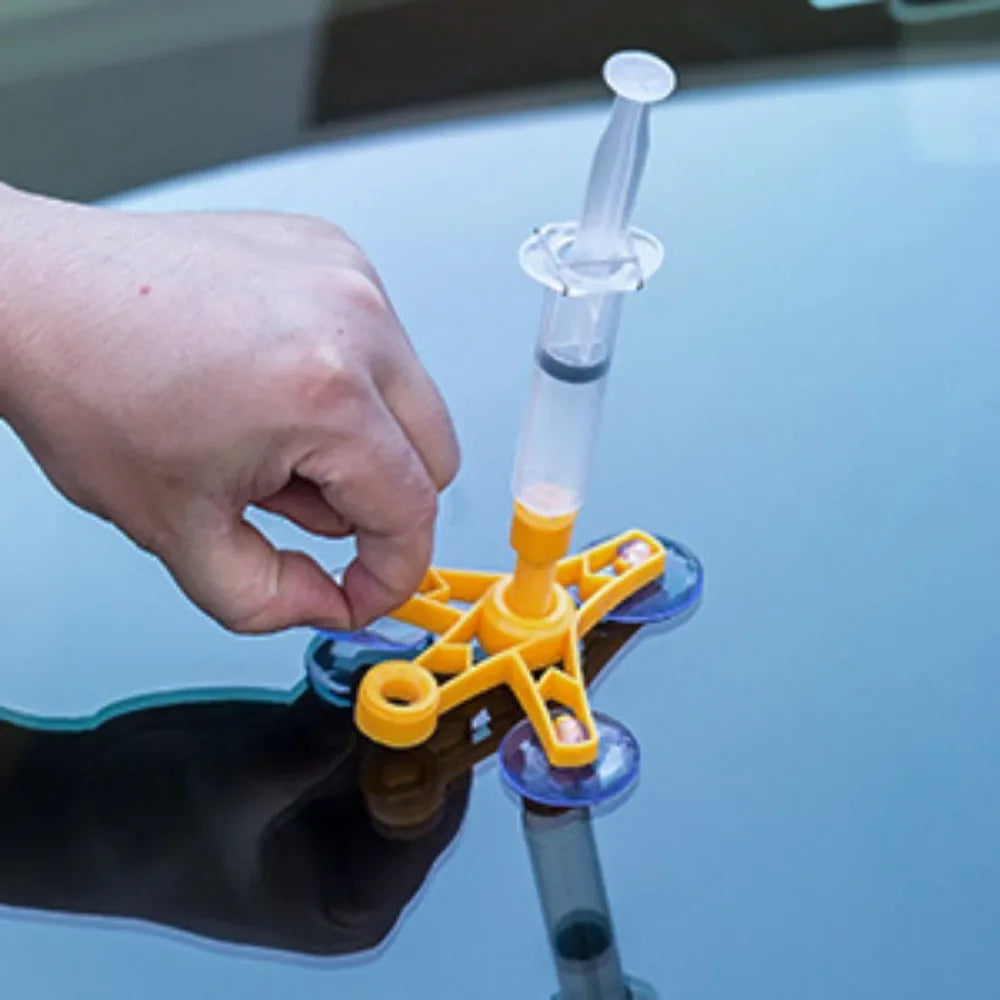 Windshield Glass Crack Repair Kit – No UV Needed - SteadyBuy