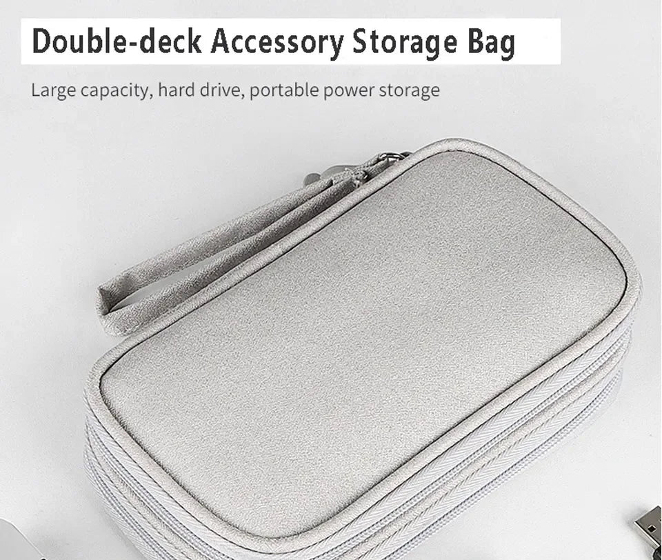 Waterproof Tech Cable Travel Organiser Case - SteadyBuy