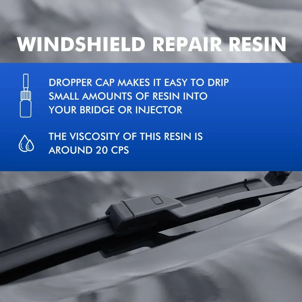 Windshield Glass Crack Repair Kit – No UV Needed - SteadyBuy