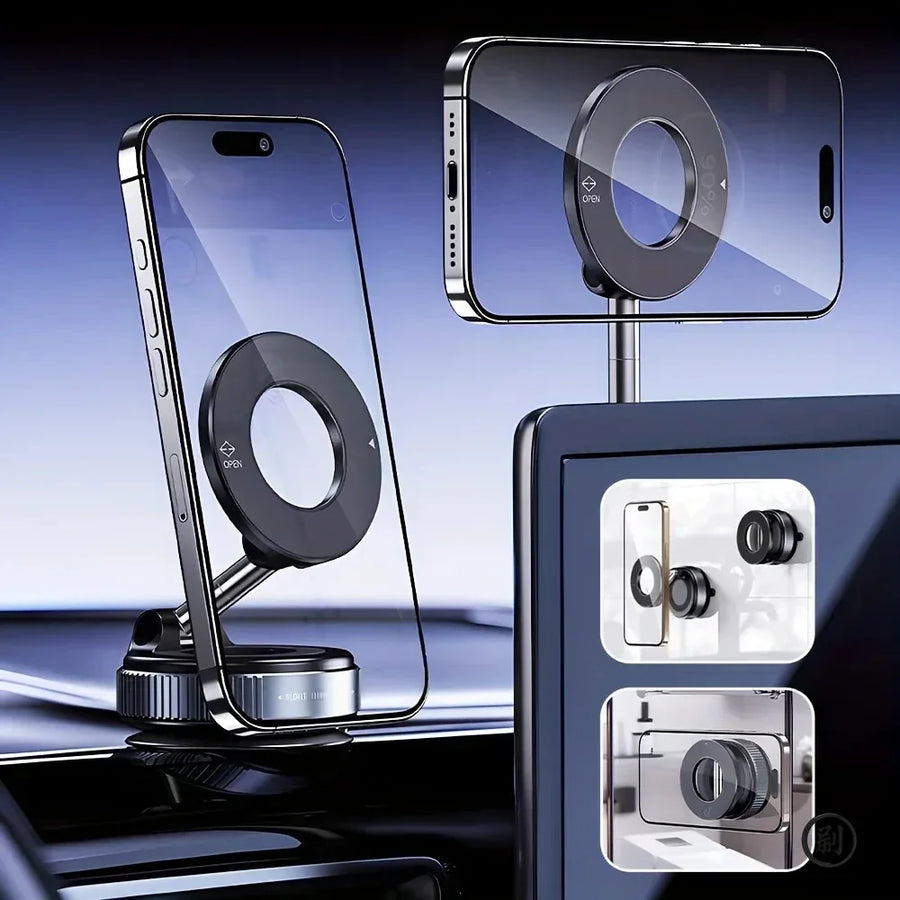 Magnetic 360° Foldable Car & Desk Phone Holder - SteadyBuy