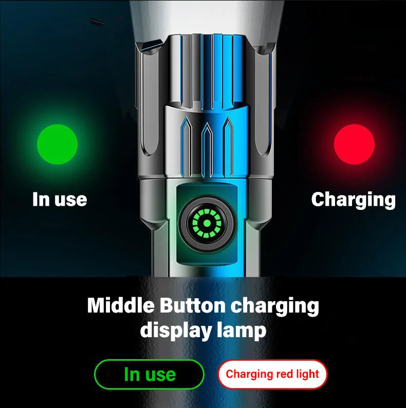 Car Emergency LED Torch - Rechargeable Flashlight for Your Vehicle