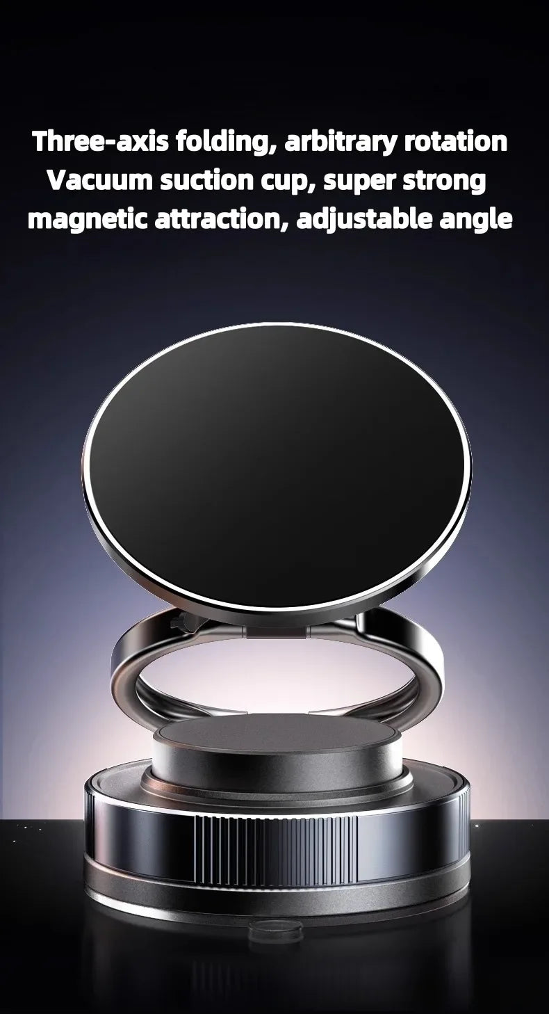 Magnetic Car Phone Mount with 360° Foldable Arm - SteadyBuy