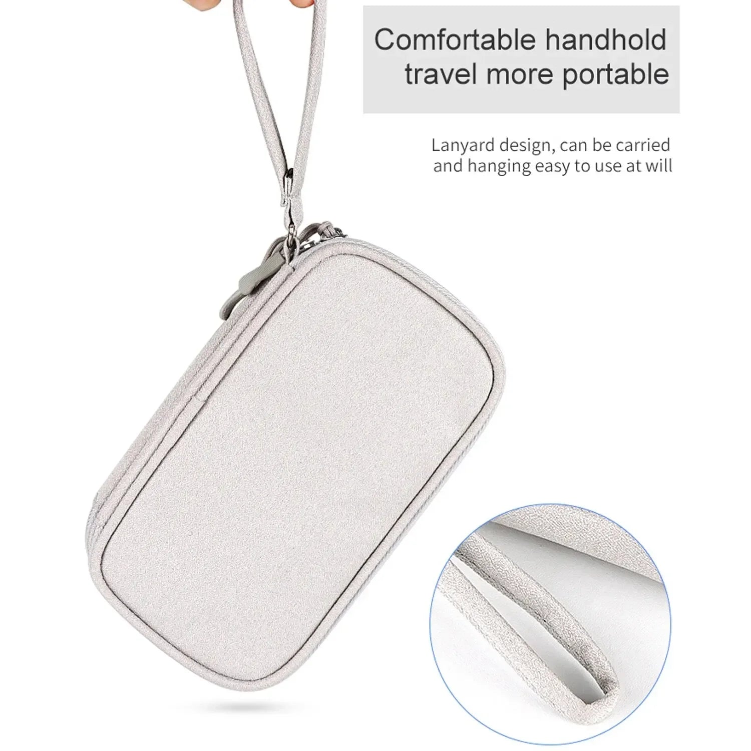 Waterproof Tech Cable Travel Organiser Case - SteadyBuy