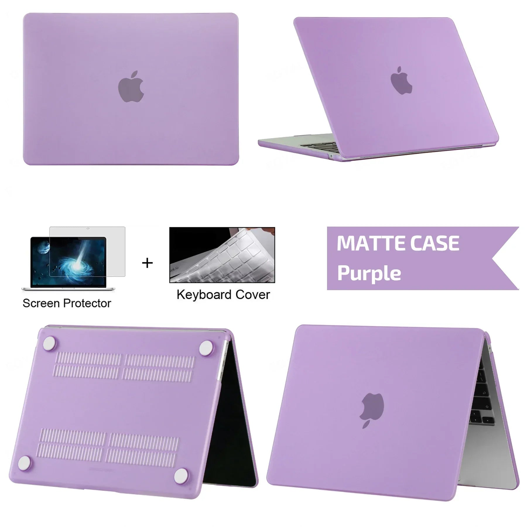 Matte Hard Case for MacBook Air & Pro 13–16" - SteadyBuy