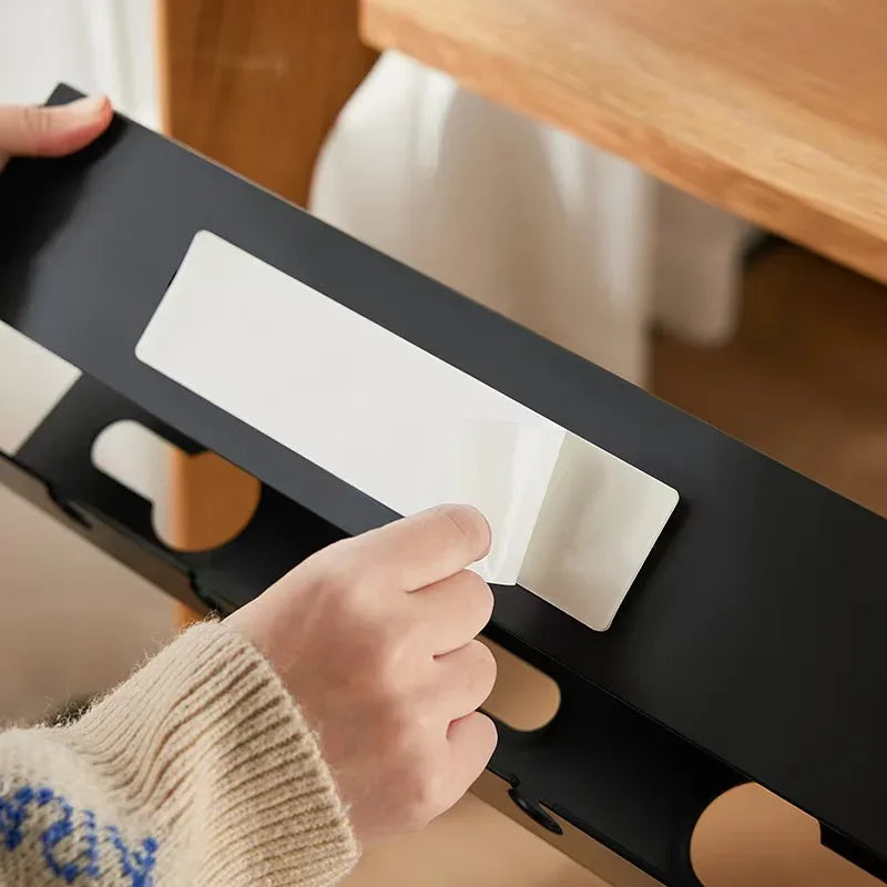 Under Desk Clamp-On Cable Management Tray – White - SteadyBuy