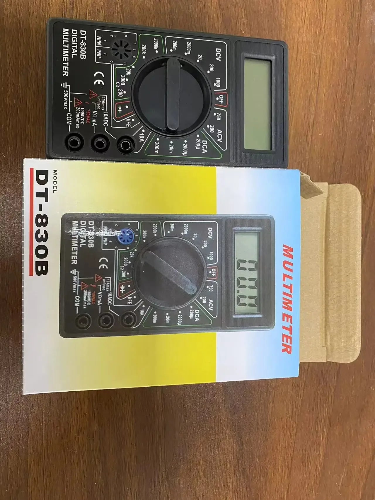 DT-830B Digital Multimeter – Handheld Voltage & Current Tester