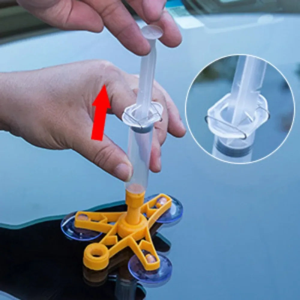 Windshield Glass Crack Repair Kit – No UV Needed - SteadyBuy