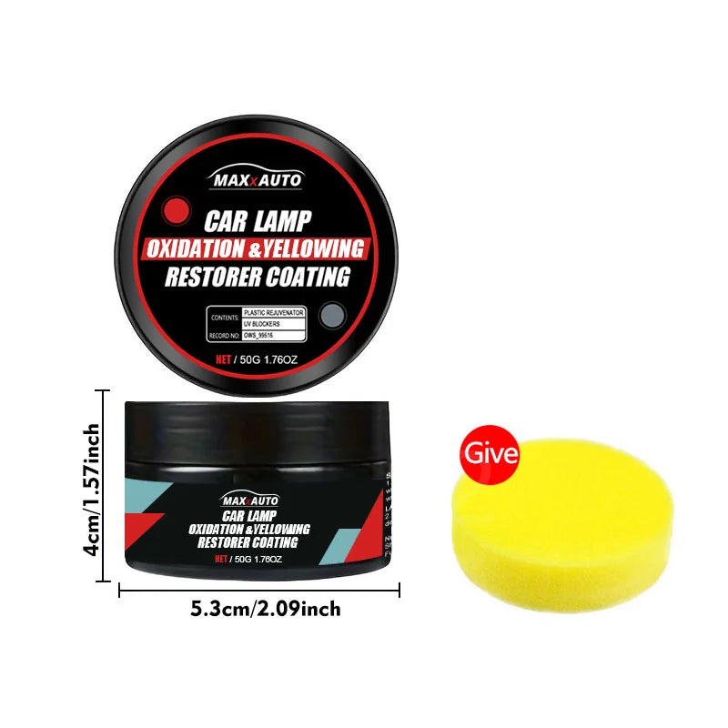 Car Headlight Restoration & Scratch Removal Kit
