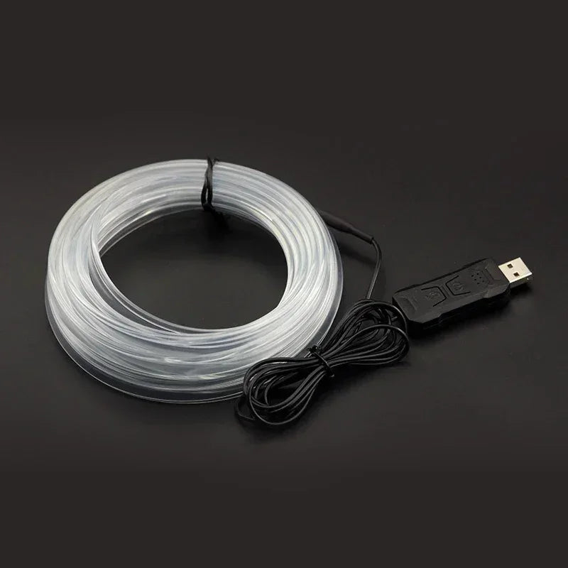 RGB Car Interior Ambient LED Light Strip (USB, App Control) - SteadyBuy