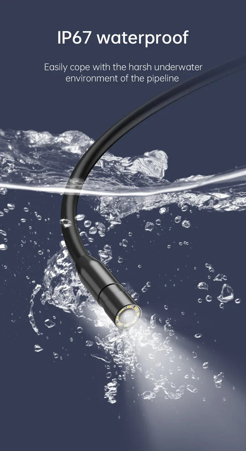 1080P Industrial Endoscope Camera with 4.3" Screen - SteadyBuy