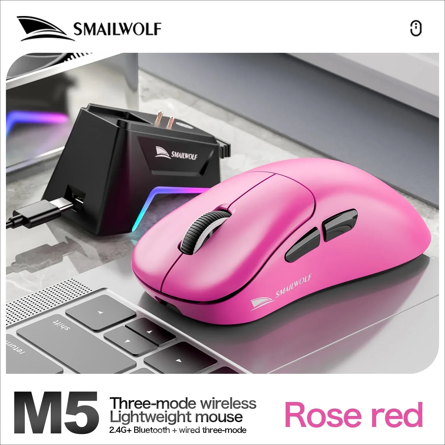 K-Sanke X11 Wireless Gaming Mouse with Magnetic Charging - SteadyBuy
