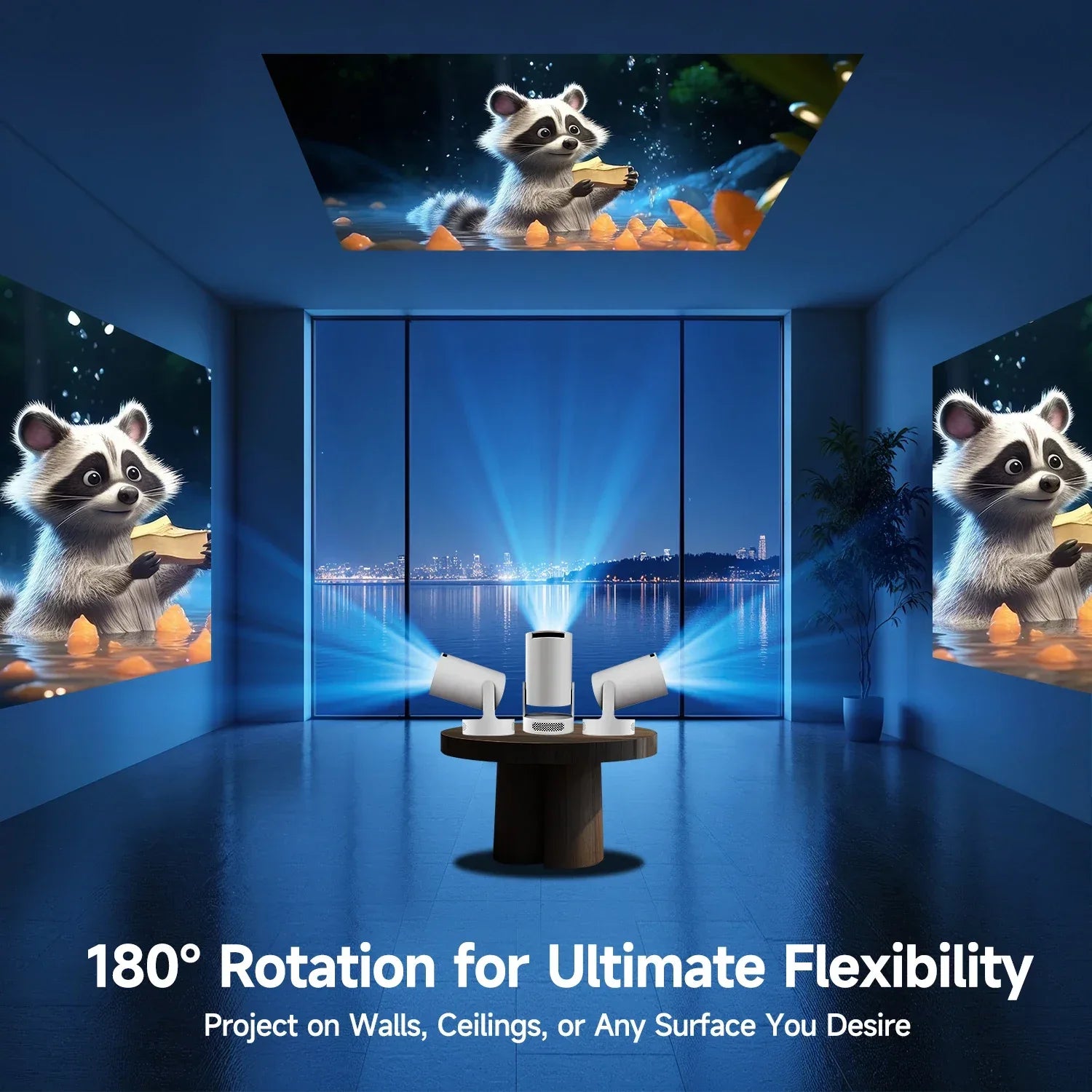 Magcubic HY300 Pro 8K Android Portable Projector - SteadyBuy