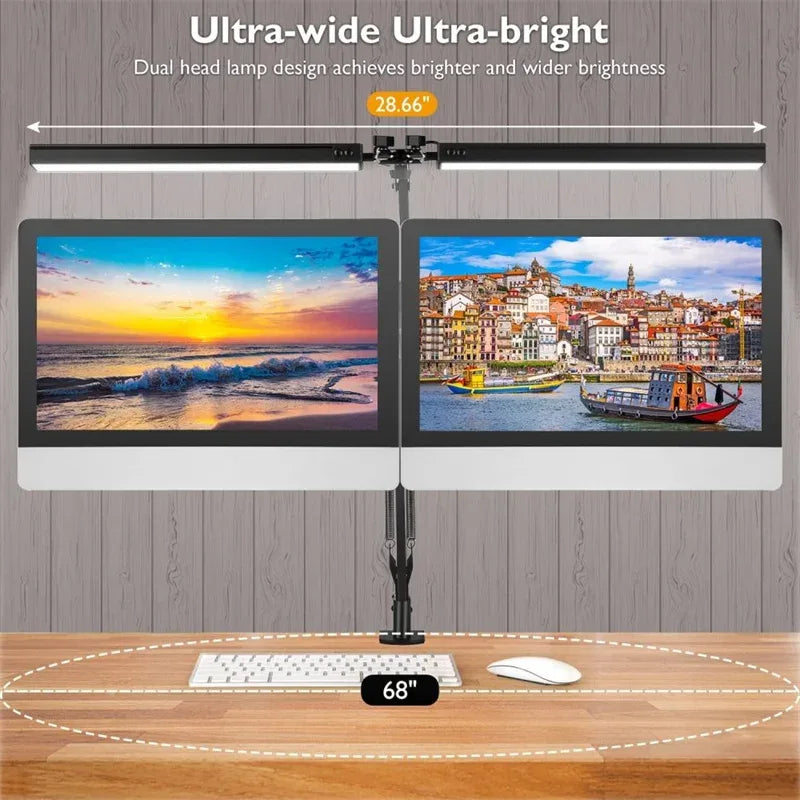 Clamp-On LED Desk Lamp with Adjustable Arm - SteadyBuy