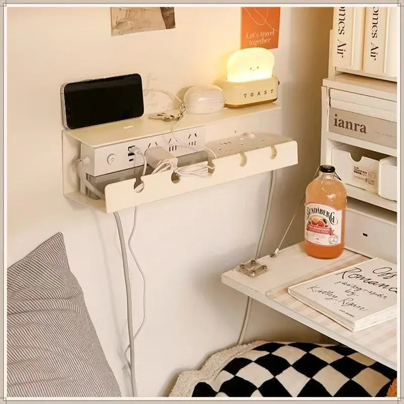 Under Desk Clamp-On Cable Management Tray – White - SteadyBuy