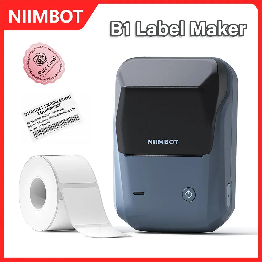 Niimbot B1 Bluetooth Thermal Label Printer (2") - SteadyBuy