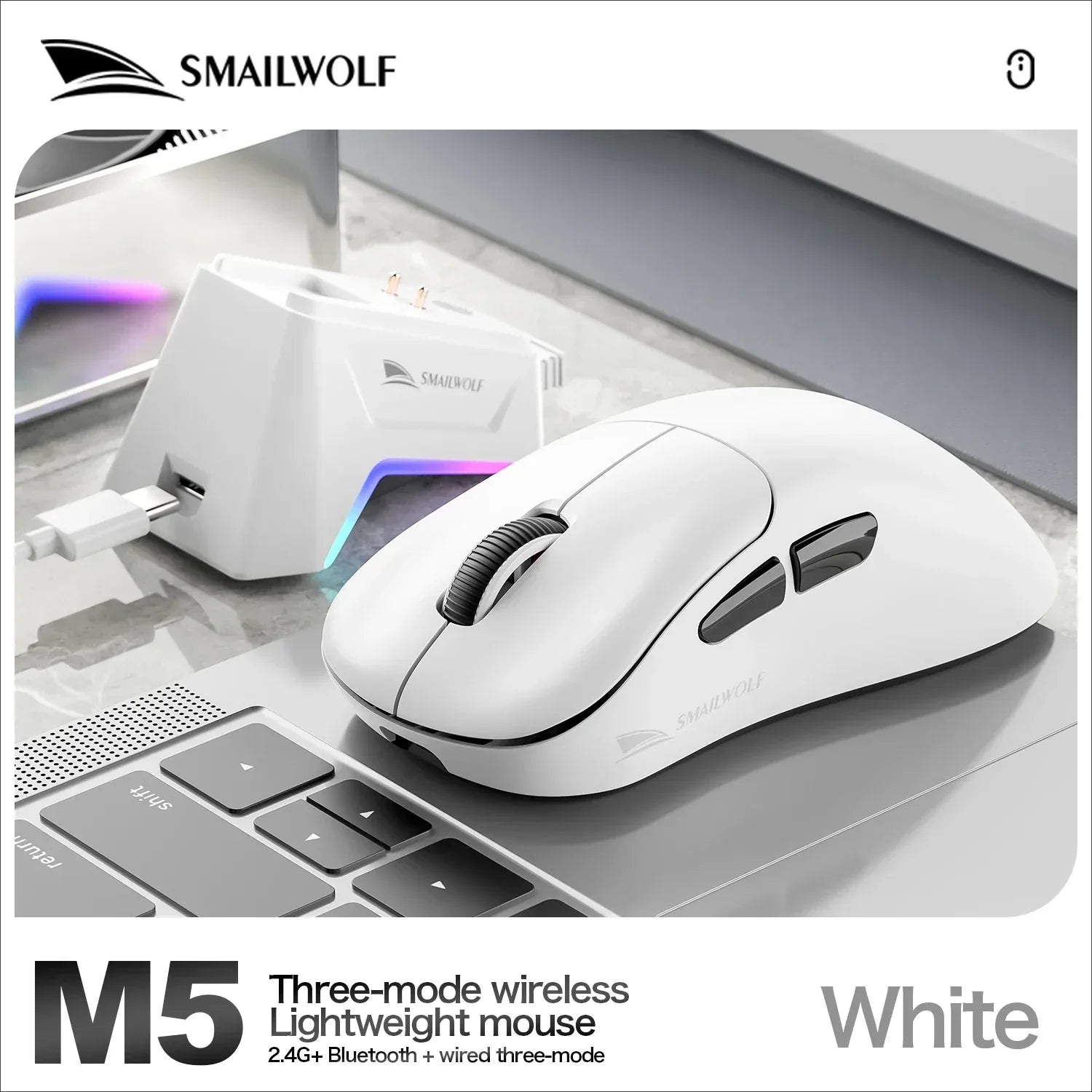 K-Sanke X11 Wireless Gaming Mouse with Magnetic Charging - SteadyBuy