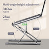 Aluminium Adjustable Laptop Stand for MacBook & Notebooks - SteadyBuy