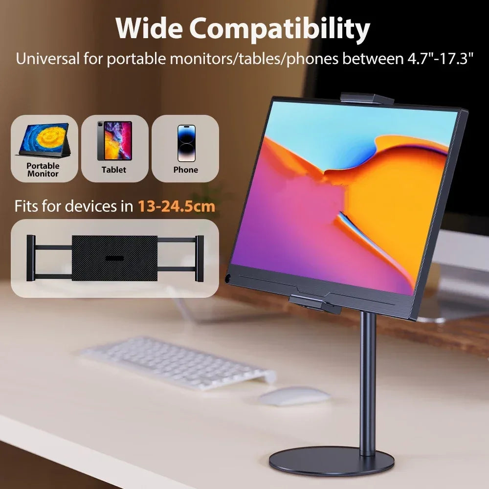 Adjustable Monitor & Tablet Desk Stand with VESA Mount - SteadyBuy