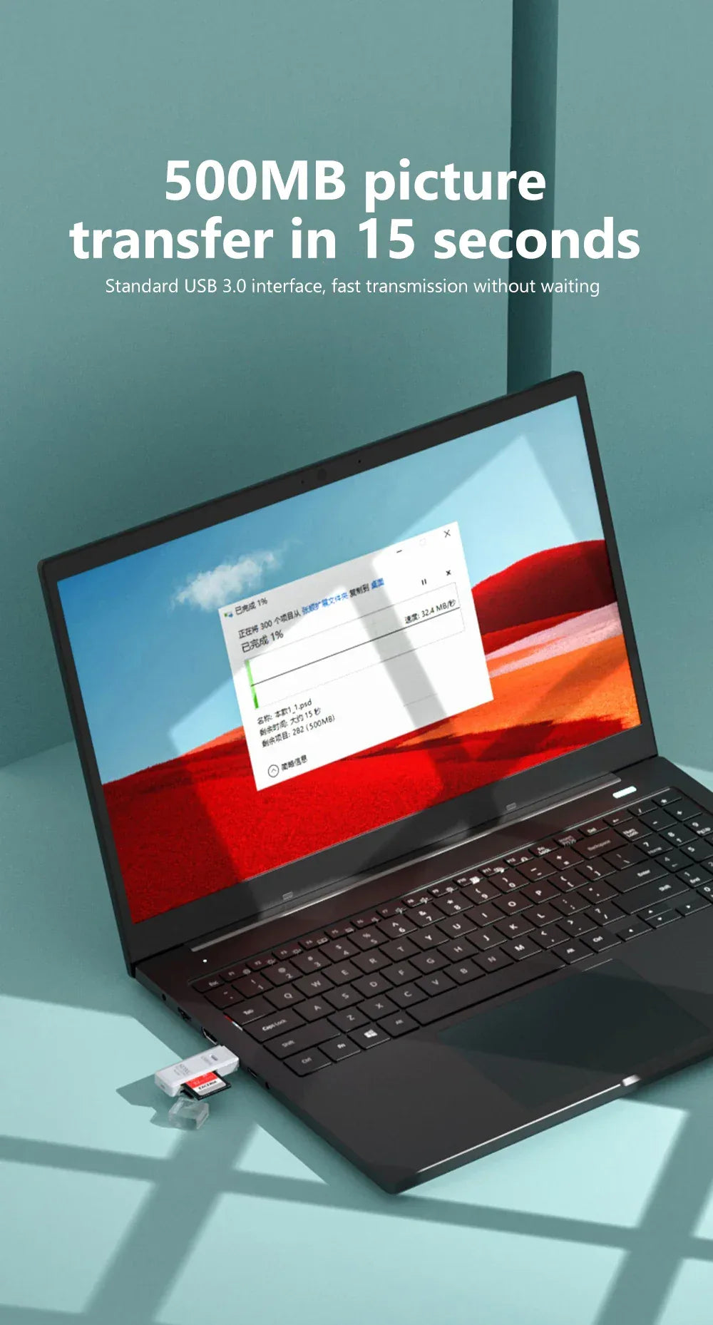 USB 3.0 SD & Micro SD Card Reader Adapter - SteadyBuy