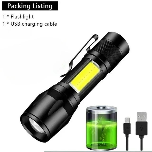 Car Emergency LED Torch - Rechargeable Flashlight for Your Vehicle