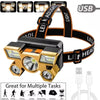 Rechargeable LED Headlamp for Camping & Night Fishing - SteadyBuy