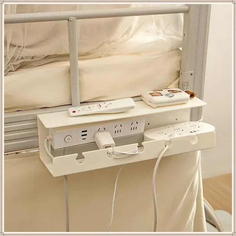 Under Desk Clamp-On Cable Management Tray – White - SteadyBuy