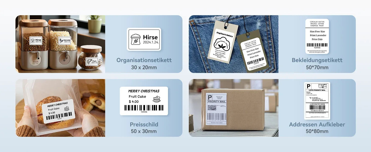 Niimbot B1 Bluetooth Thermal Label Printer (2") - SteadyBuy