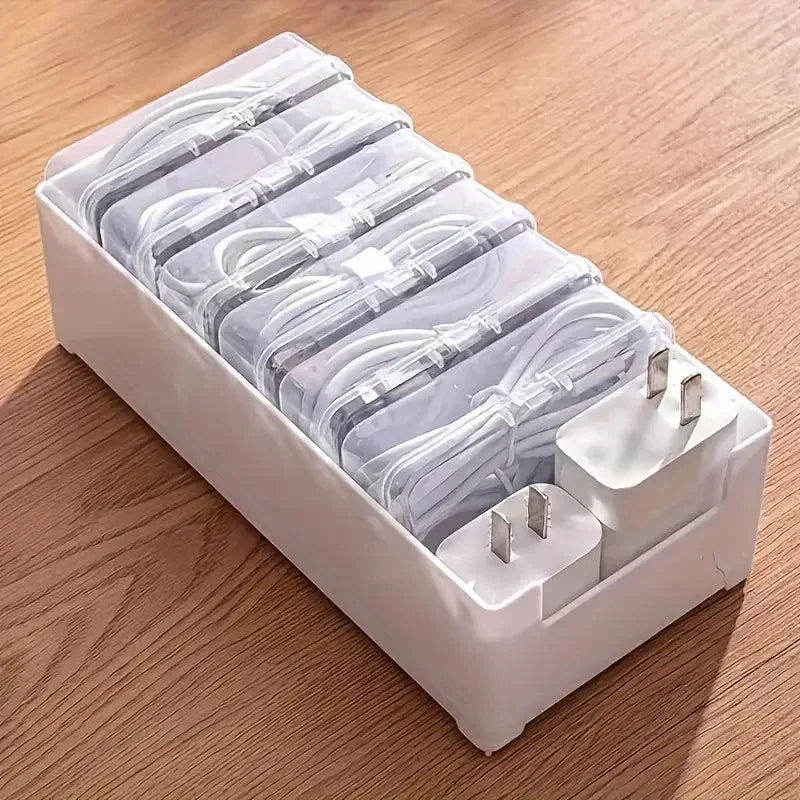 Cable Organiser Storage Box Set (2-Pack) - SteadyBuy